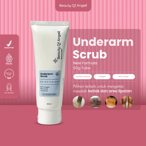 BEAUTY OF ANGEL - Underarm Scrub - Scrub Lipatan & Ketiak Cleansing and Brightening Underarm